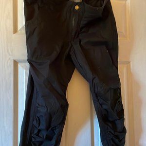 Gathered cotton pants